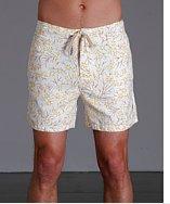 Lightningbolt Small Flowers Crane Boardshort