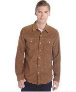 3rd & Army Camel Corduroy Button Front Long Sleeve 'cliffhanger' Shirt