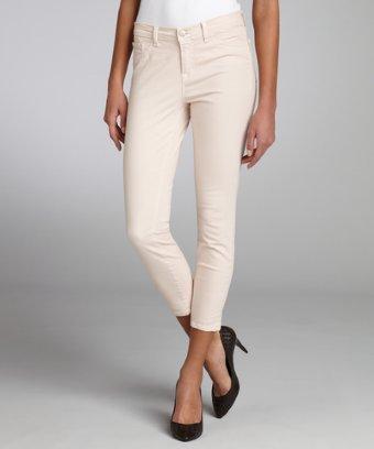 J Brand Blush Stretch Denim Twill 'romantic' Skinny Capri Jeans