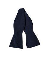 Skinny Tie Madness Skinny Tie Madness Men's Solid Chambray Tie Bow Tie Pre-tied