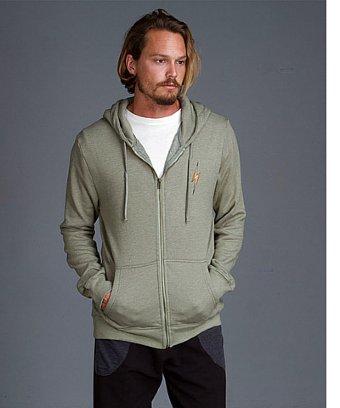 Lightningbolt Mosaic Triblend Zip Hoodie
