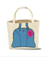 My Other Bag Kate Classic Tote- Denim/mob Monster