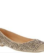 Nina Originals Sweet Ballerina With Rose Cuts Out Reveal A Pop Color Underlay