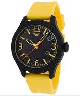Esq By Movado Esq One Yellow Silicone Black Dial & Case