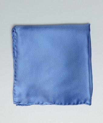 Joseph Abboud Royal Blue Silk Pocket Square