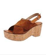 Progetto Criss Cross Cork Sandal