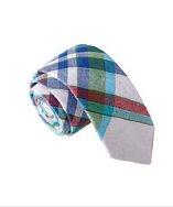 Skinny Tie Madness Skinny Tie Madness Men's Multi Color Plaid Tie