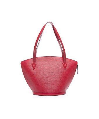Louis Vuitton Pre-owned Louis Vuitton Castilian Red Epi Saint Jacques Gm Bag