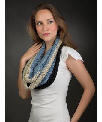 Elizabeth Koh Nyc Striped Infinity Scarf
