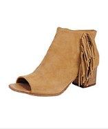 Lemare Suede Fringe Bootie