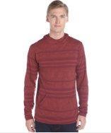 3rd & Army Wine Printed Cotton Hooded 'ventura' Lightweight Sweatshirt