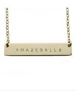 The Urban Smith Amazeballs Nameplate Necklace
