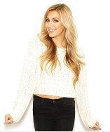 Joa Joa Knit Top In Ivory