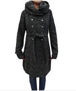 Coffeeshop Double Breasted Belt Wrap Coat