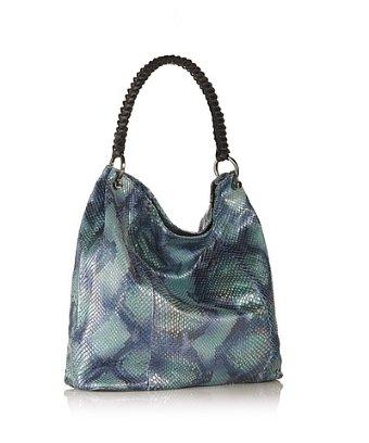Nada Sawaya Lara - Python Tote - Blue Combo