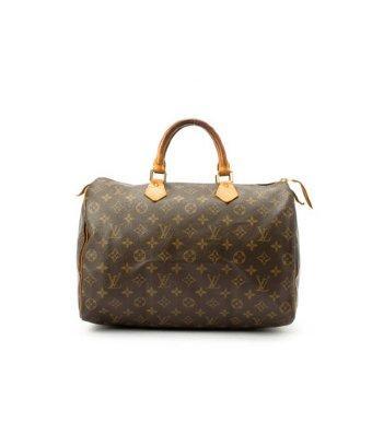 Louis Vuitton Pre-owned: Brown Monogram Canvas 'speedy 35' Bag