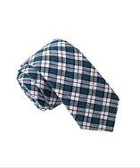 Skinny Tie Madness Kaptain Kool-aid Blue Plaid Plaid Tie