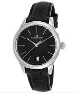 Maurice Lacroix Women's Les Classiques Black Leather Black Dial