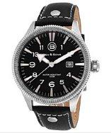 Ben Minkoff Ranger Black Genuine Leather And Dial