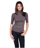 Majestic Elbow Sleeve Basic Turtleneck As Seen On Rachael Ray