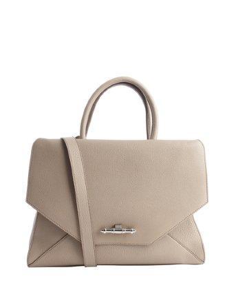 Givenchy Taupe  Lambskin 'obsedia' Medium Convertible Tote