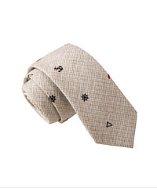 Skinny Tie Madness Sail House Blues White Print Skinny Tie