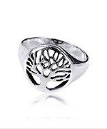 Aeravida Flourishing Tree Of Life .925 Sterling Silver Ring