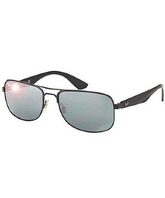 Ray-ban Ray-ban Rb 3524 006/6g Matte Black Aviator Metal Sunglasses