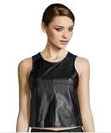 Lee Cooper Pu Pieced Tee