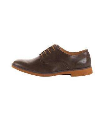 Hey Dude Shoes Volterra Leather Derby Shoe - Mouse