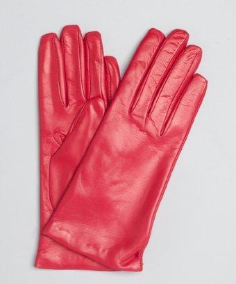 All Gloves Orchid Leather And Cashmere Lined Gloves