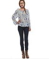 Tangerine Nyc Parker Blouse