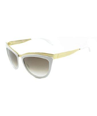 Alexander Mcqueen Alexander Mcqueen Am 4251 8jf Cat Eye Plastic Sunglasses