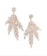 Kristin Perry Leaf Sparkle Earrings