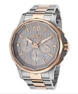Corum Men's Admiral's Cup Legend Auto Chrono Ss And 18k Rose Gold Grey Dial