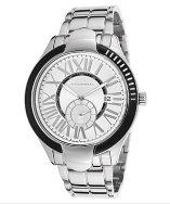Ted Lapidus Men's Silver-tone Stainless Steel Silver-tone Dial
