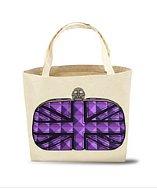 My Other Bag Elizabeth Classic Tote- Purple Geo