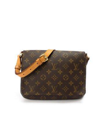 Louis Vuitton Brown Monogram 'musette Tango Short' Vintage Shoulder Bag