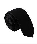 Skinny Tie Madness Skinny Tie Madness Men's Solid Tie With Matching Pocket Square