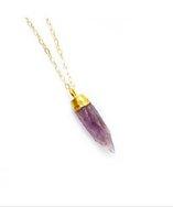 Jonesy Wood Designs Amethyst Mallory Necklace