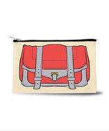 My Other Bag Emma Pouch- Grey&coral