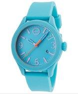Esq By Movado Esq One Turquoise Silicone And Dial Short Strap