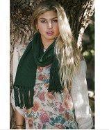 Elizabeth Koh Pearl Knit Scarf In Jade