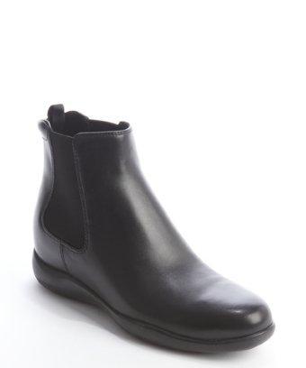 Prada Black Calfskin Chelsea Boots