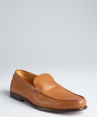Tod's Brown Leather 'wilson' Slip-on Loafers
