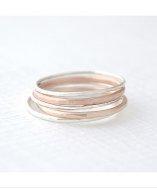 Olive Yew Mixed Stack Rings