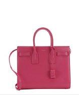 Saint Laurent Lipstick Pink Leather Medium 'sac De Jour' Convertible Tote