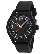 Esq By Movado Esq One Black Silicone And Dial