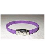 Until Theres A Cure Reminder Bracelet In Purple. Small/medium