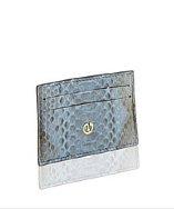Nada Sawaya Python Credit Card Holder - Blue